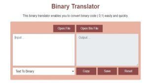 Binary translator Hindi