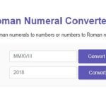 Roman number converter